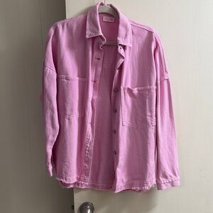 Pink Lily Pink Denim Jacket